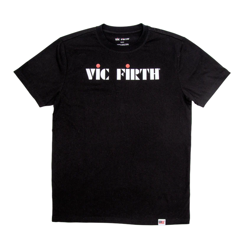 Vic Firth PTS20LOGOS T-shirt avec logo noir - Petit