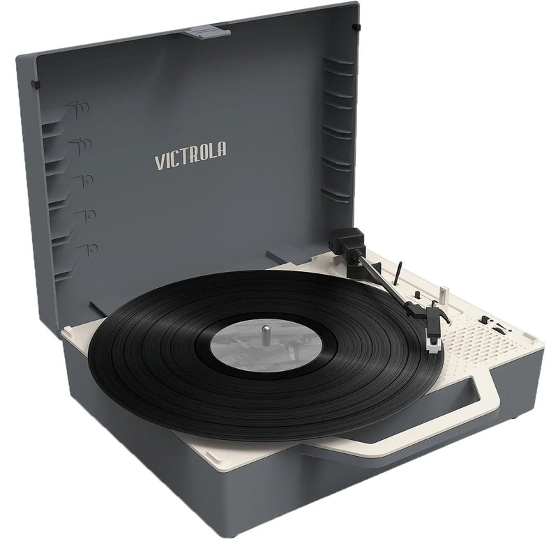 Victrola VSC-725SB-GRA Re-Spin Sustainable Bluetooth Suitcase Turntable (Graphite Grey)