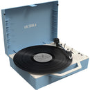 Victrola VSC-725SB-LBL Re-Spin Sustainable Bluetooth Suitcase Turntable (Light Blue)