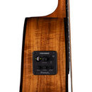 Luna VINEYARD Koa Bevel Folk Acoustic/Electric Guitar (Gloss Natural)