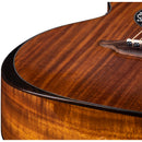 Luna VINEYARD Koa Bevel Folk Acoustic/Electric Guitar (Gloss Natural)