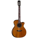 Luna VINEYARD Koa Bevel Nylon Acoustic/Electric Guitar (Gloss Natural)