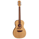Luna WOODLAND Bamboo Parlor Acoustic/Electric Guitar (Satin Natural)