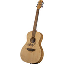 Luna WOODLAND Bamboo Parlor Acoustic/Electric Guitar (Satin Natural)