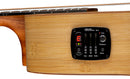 Luna WOODLAND Bamboo Parlor Acoustic/Electric Guitar (Satin Natural)