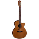Luna WOODLAND Cedar Nylon Acoustic/Electric Guitar (Satin Natural)