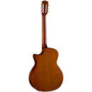 Luna WOODLAND Cedar Nylon Acoustic/Electric Guitar (Satin Natural)