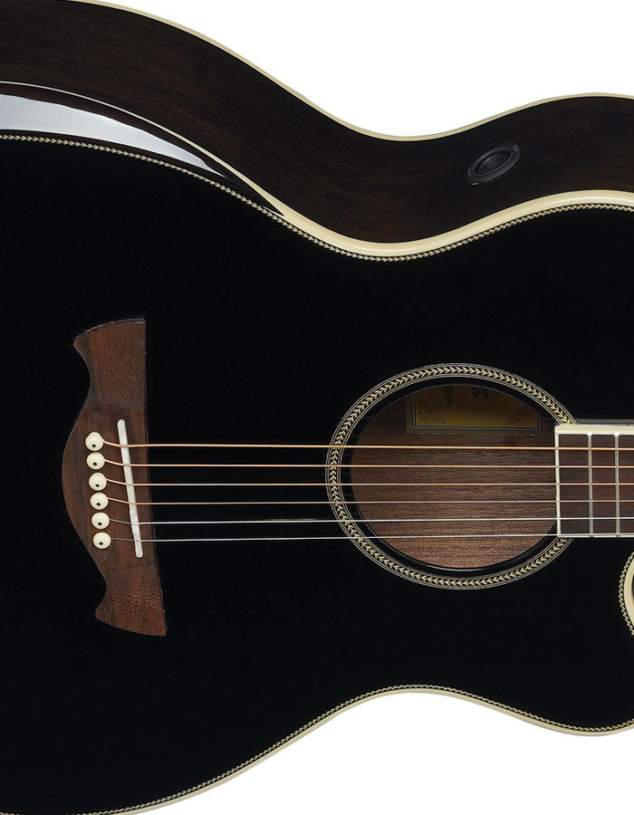 Tagima WS 35 EQ-BK Acoustic Electric Guitar (Black)