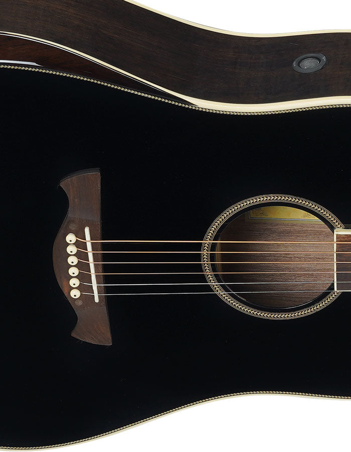 Tagima WS 25 EQ-BK Acoustic Electric Guitar (Black)
