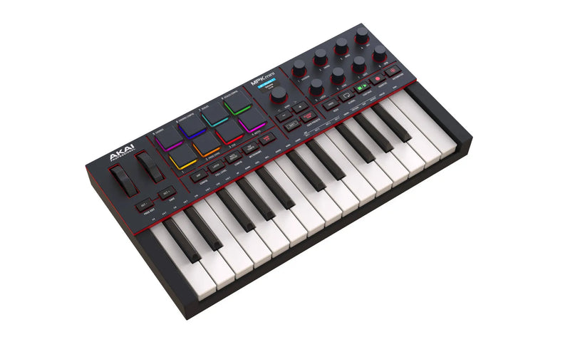 Akai MPK MINI IV Compact Keyboard And Pad Controller (Black) - 25 Keys