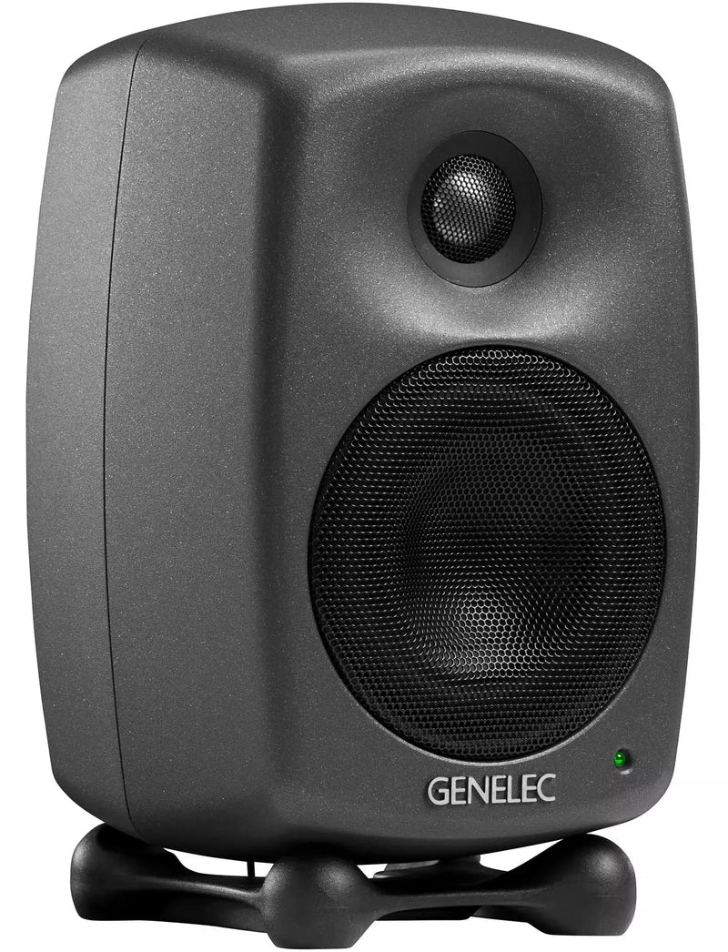 Genelec 8020D 2-Way Active Studio Monitor (Single, Dark Gray) - 4"