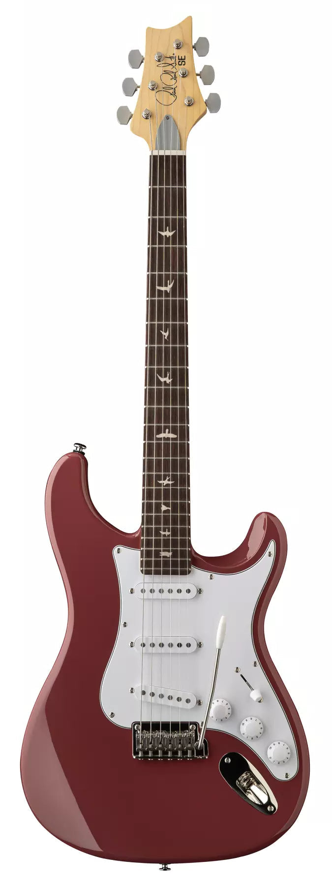 PRS SE SILVER SKY Electric Guitar With Rosewood Fretboard (Derby Red)