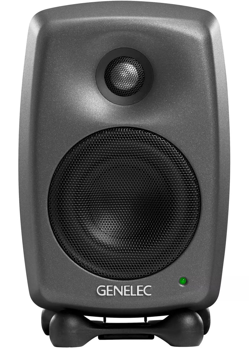 Genelec 8020D 2-Way Active Studio Monitor (Single, Dark Gray) - 4"