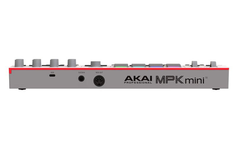 Akai MPK MINI IV Compact Keyboard And Pad Controller (Grey) - 25 Keys