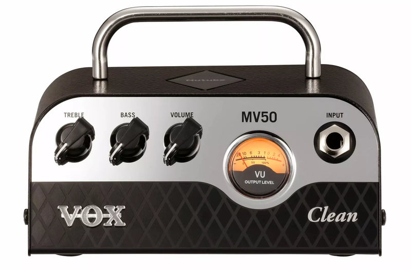 Vox MV50 CLEAN 50W Valve NuTube Mini Head Single Channel Amplifier
