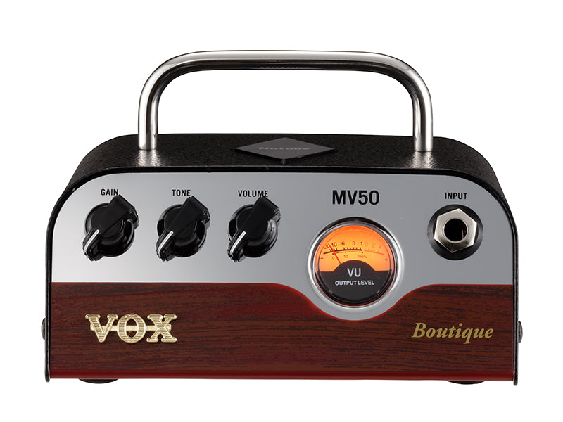 Vox MV50 BOUTIQUE 50W Valve NuTube Mini Head Single Channel Amplifier