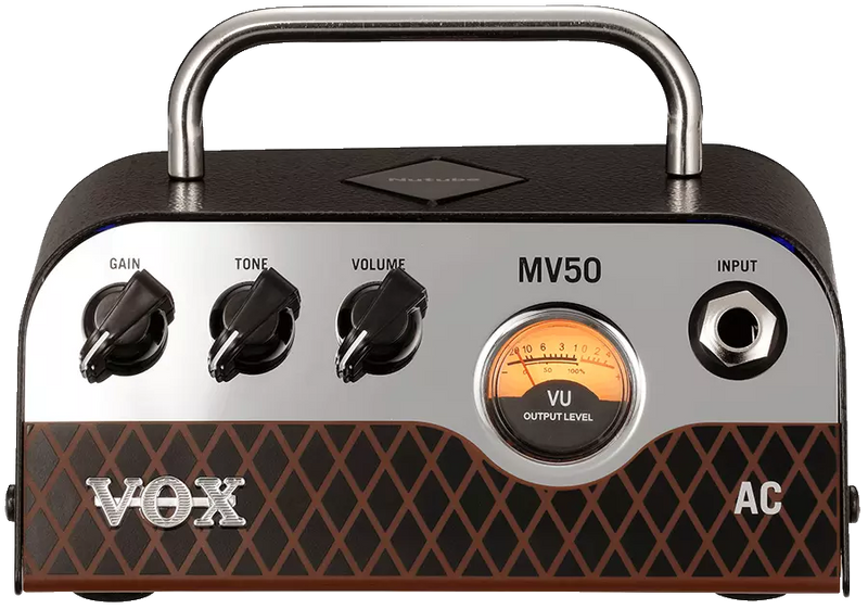 Vox MV50AC 50W Valve NuTube Mini Head Single Channel Amplifier