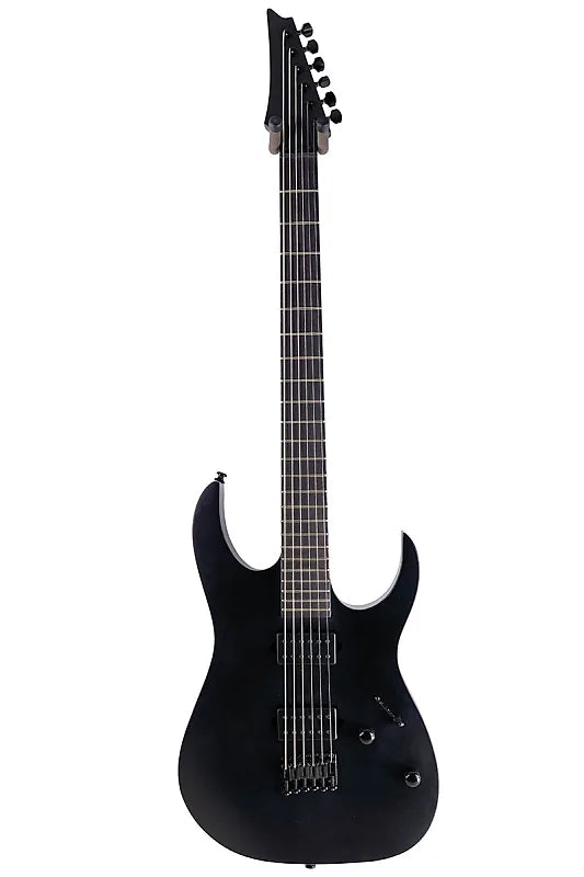 Ibanez RGRTBB21BKF Iron Label RG Baritone Electric Guitar (Black Flat)