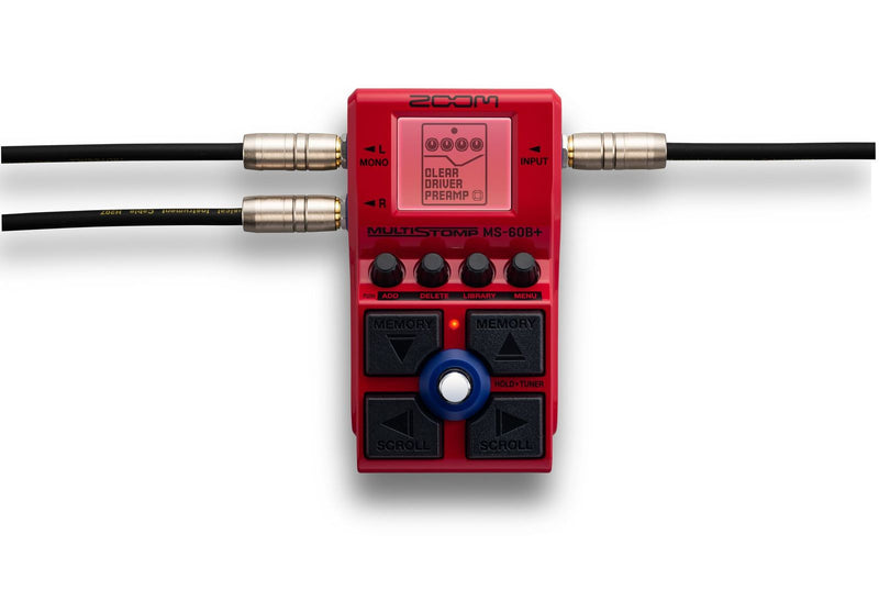 Zoom MS-60B + pédale multistomp