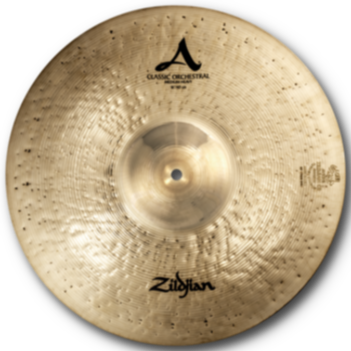 Zildjian A0752 Classic Orchestral Single Medium Heavy Hand Crash Cymbal - 16"