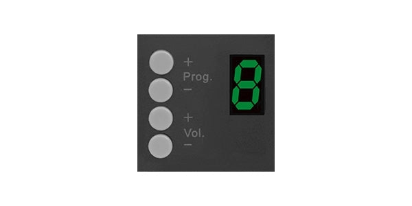 Audac MWX45 MTX Wall Panel Controller (Black)