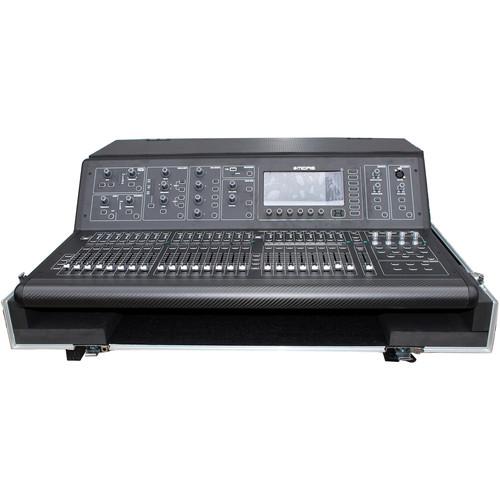 Prox Xs-Midm32Dhw Flight Case For Midas M32 Live Mixer Console With Doghouse And Wheels - Red One Music