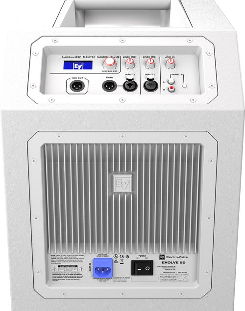 Electro-Voice EVOLVE50 Column Speaker Array With Subwoofer (White) - 12"