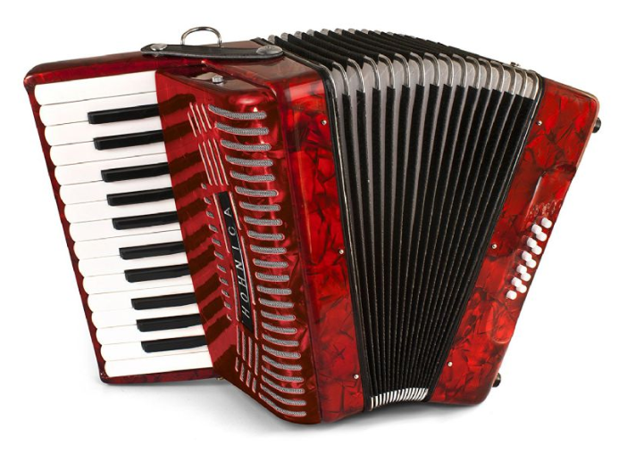 Hohner HOHNICA 12 Bass Accordéon piano 37 touches d'entrée de gamme - Rouge