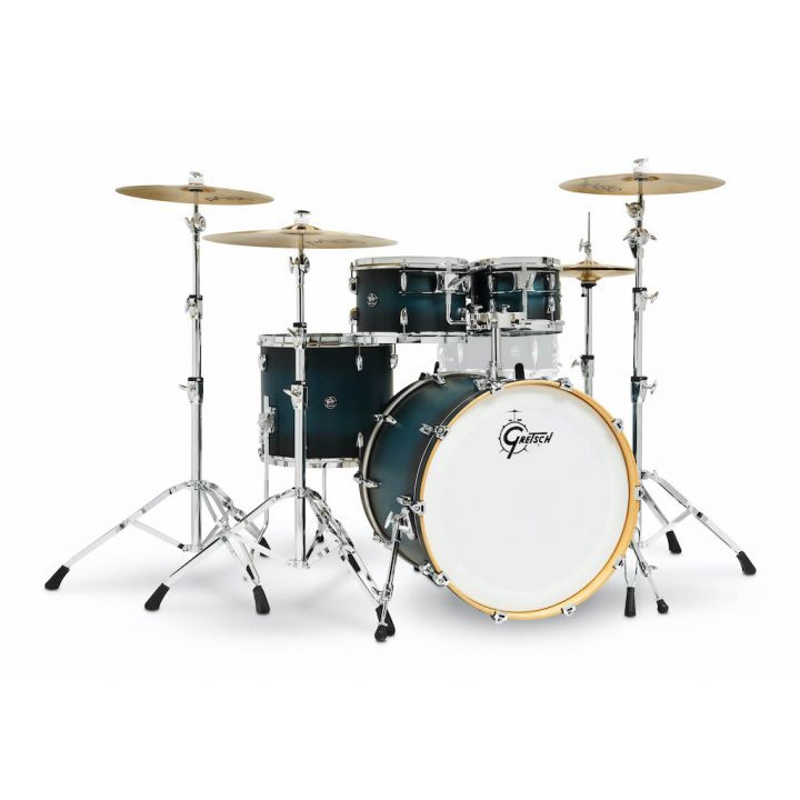 Gretsch Drum RN2-E8246-SABB 4 pièces (2210/12/16) Shell Pack (Satin antique Blue Burst)