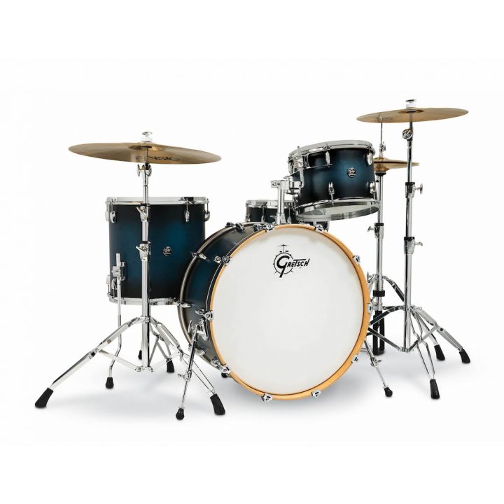 Gretsch Drum RN2-R644-SABB 4 pièces (24/13/16/14) Shell Pack (Satin antique Blue Burst)
