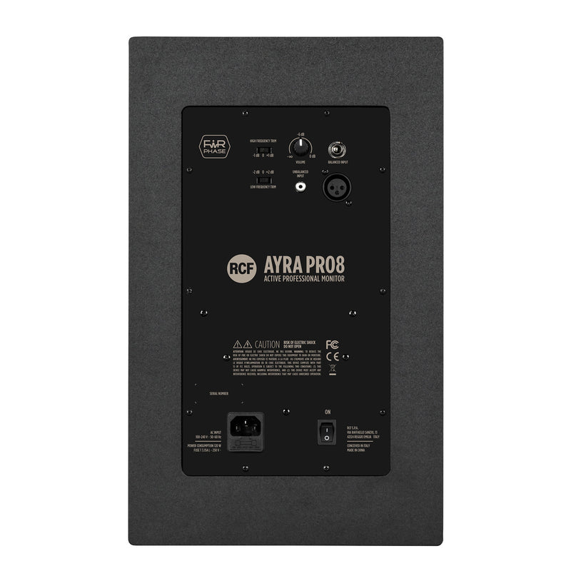 RCF AYRA PRO8 Professional Active Two-Way Studio Monitors