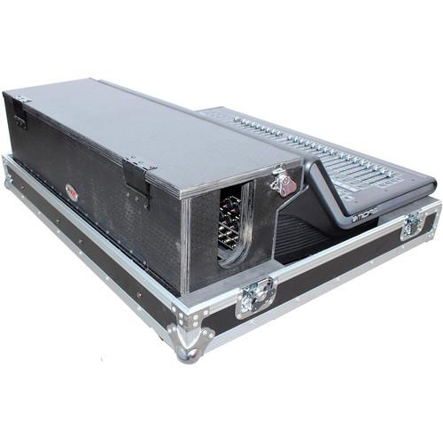Prox Xs-Midm32Dhw Flight Case For Midas M32 Live Mixer Console With Doghouse And Wheels - Red One Music