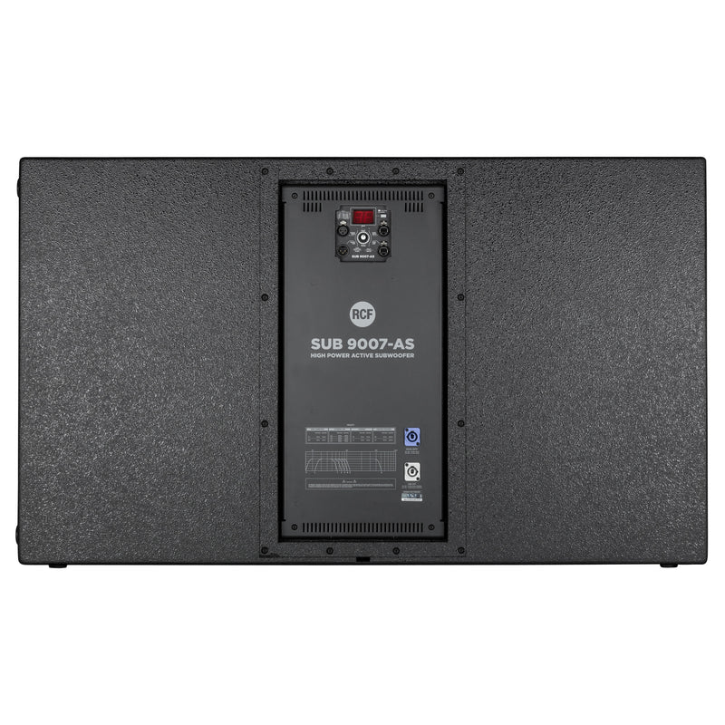 RCF SUB 9007-AS Caisson de basses actif haute puissance 7 200 W - 2 x 21"