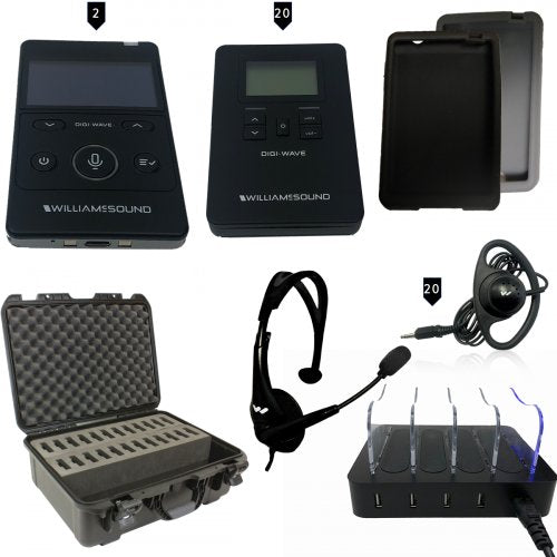 Williams AV DWS INT 3 400 ALK 400 Language Interpretation System - (2TX - 20 RX)