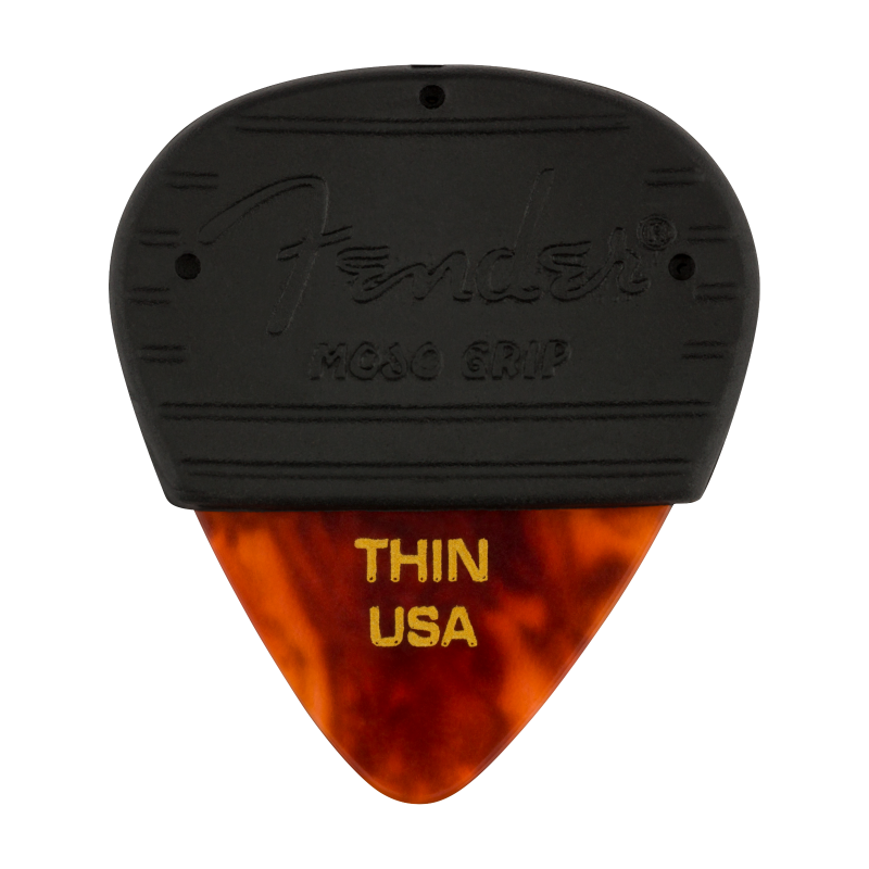Fender MOJO GRIP Picks, Celluloïd, 3-Pack - Écaille de tortue, Mince
