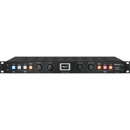 Processeur SPL GEMINI M/S pour applications de mastering - Noir