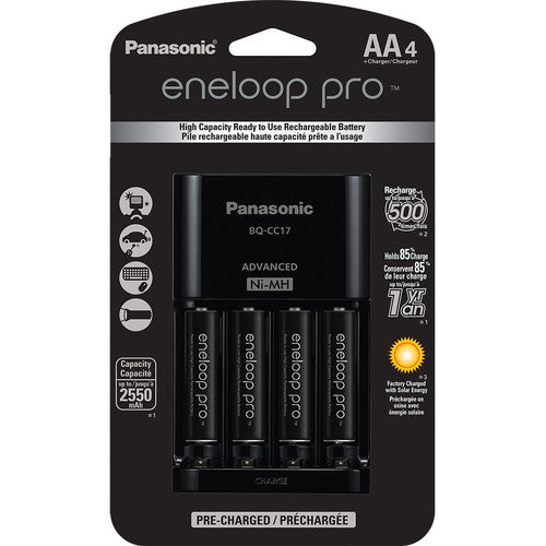 Panasonic ENELOOP PRO Charger Kit - 4x AA