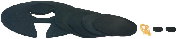 RockBag 22190 Silent Impact Starter I Practice Pad Set