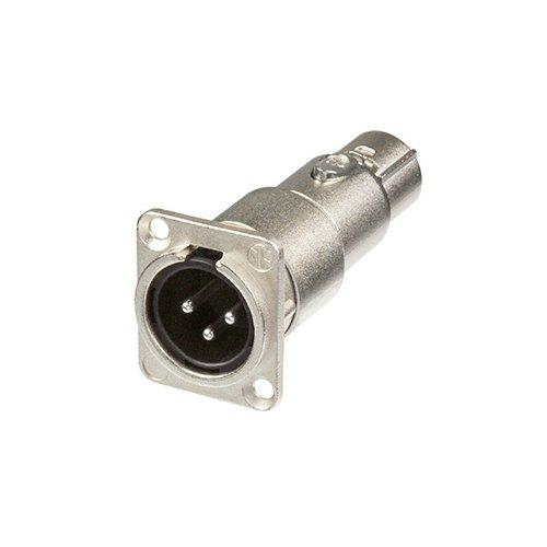 Neutrik Na3Mdf 3-Pin Xlr Male Passthrough Panel Mount - Red One Music