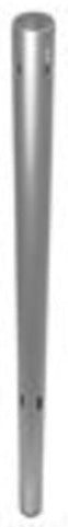PD Pipe & Drape Standard Uprights 2" Single Tube w/ Chrome Caps - 3'