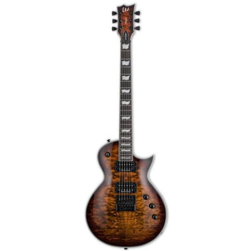 Guitare électrique ESP LTD EC-1000 EverTune (Brun foncé Sunburst)