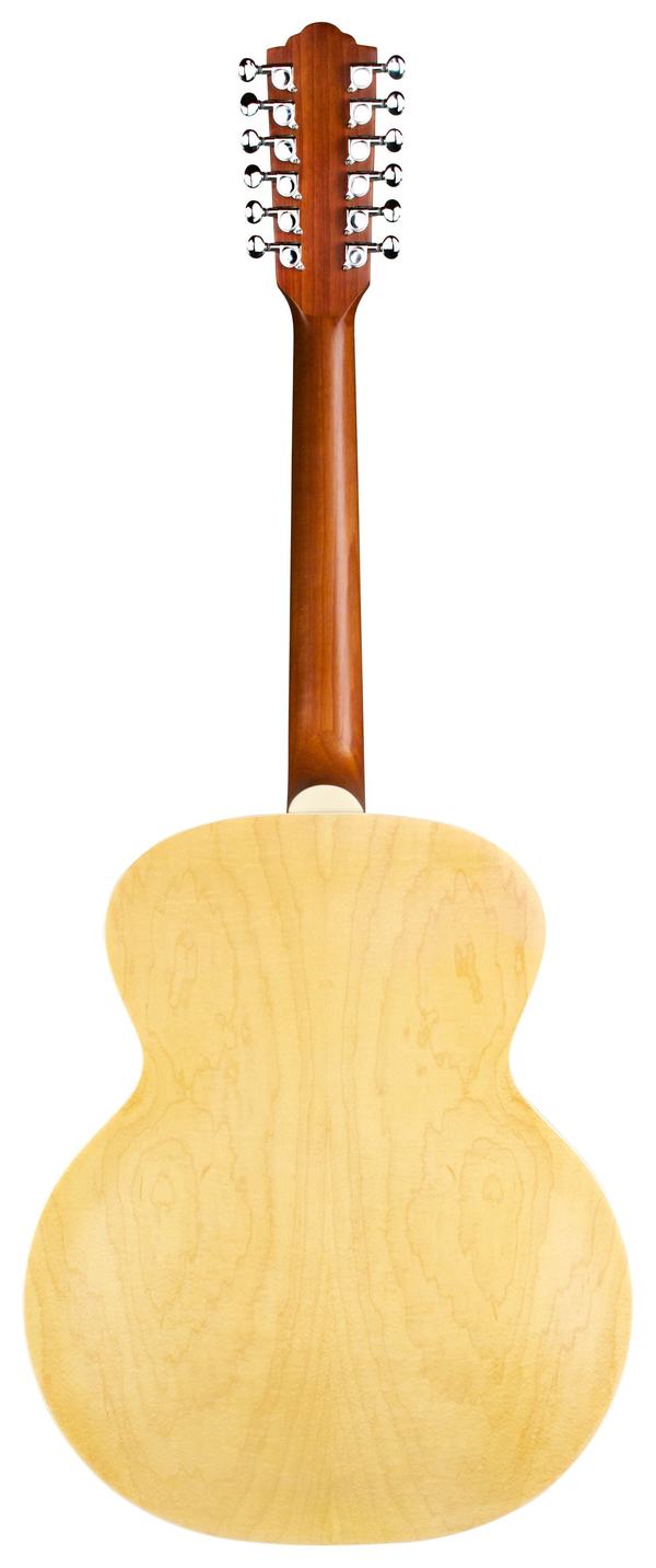 Guild F-2512E Maple Jumbo Body 12-String Acoustic-Electric Guitar (Blonde)