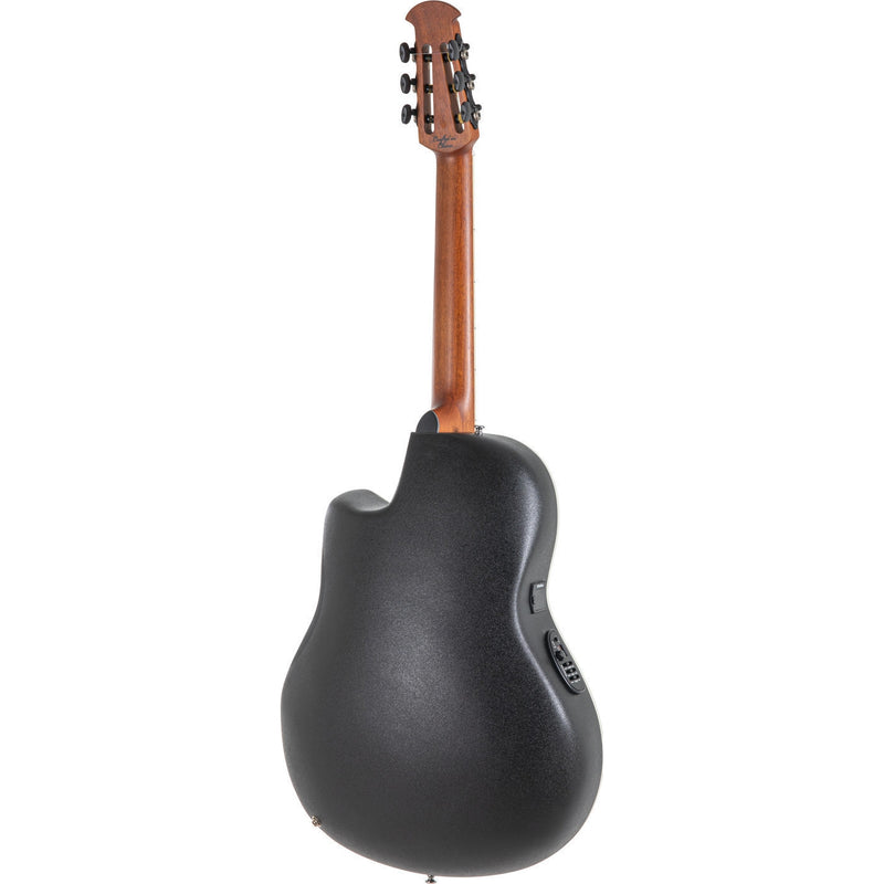 Ovation CS24C-5G Celebrity Standard Series Mid-Depth Classical Acoustic-Electric Guitar - Black