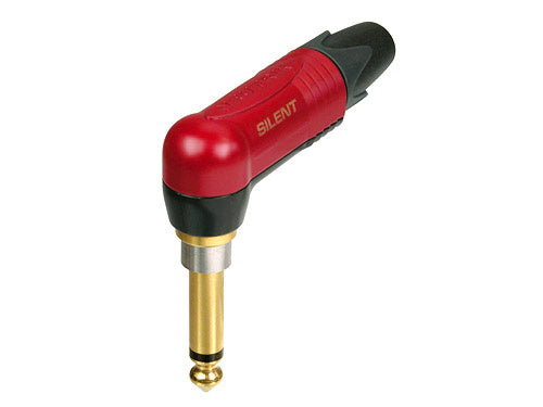Neutrik NP2RX-AU 1/4" TS Right Angle Silent Phone Plug