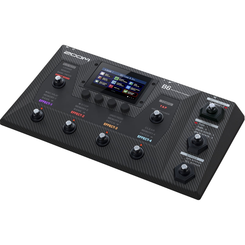 Processeur multi-effets pour basse Zoom B6