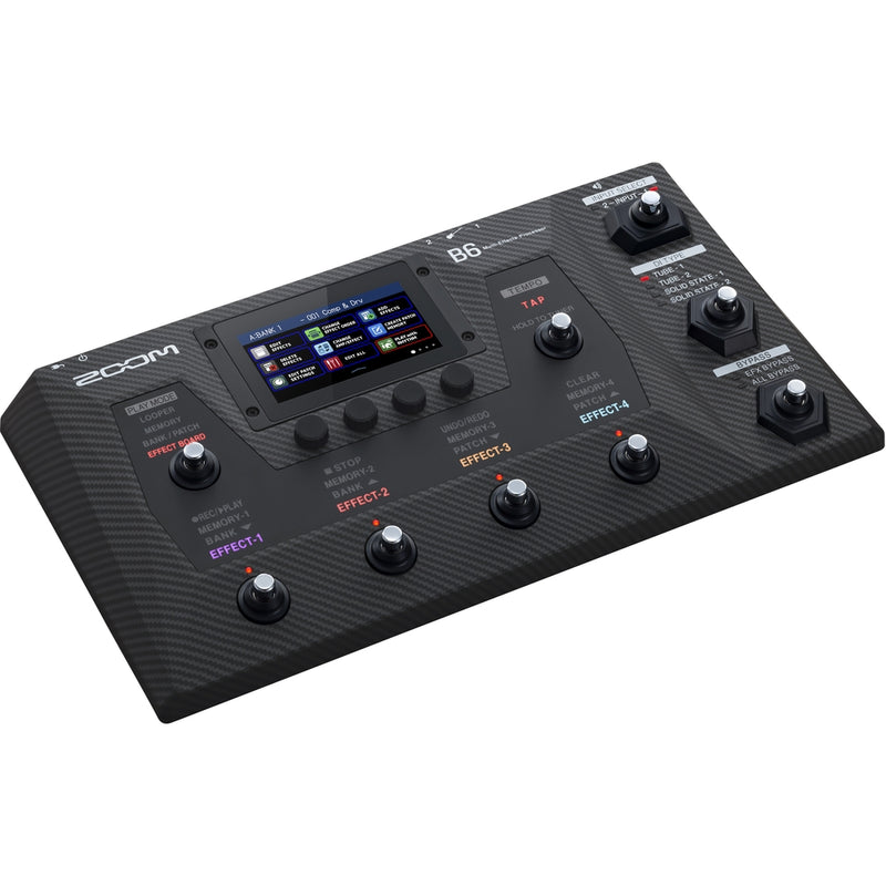 Processeur multi-effets pour basse Zoom B6