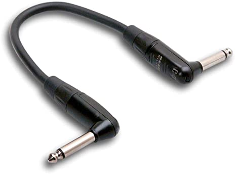Hosa HGTR-001.5RR REAN Câble de raccordement pour guitare Pro angle droit vers angle droit - 18" 
