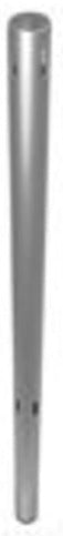 PD Pipe & Drape Standard Uprights 2" Single Tube w/ Chrome Caps - 8'