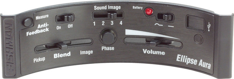 Fishman ELLIPSE AURA Undersaddle Acoustic Pickup & Preamp System - Wide Format