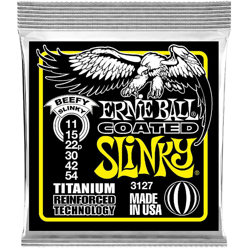 Ernie Ball 3127EB Coated Electric Titanium Beefy Slinky - 11-54